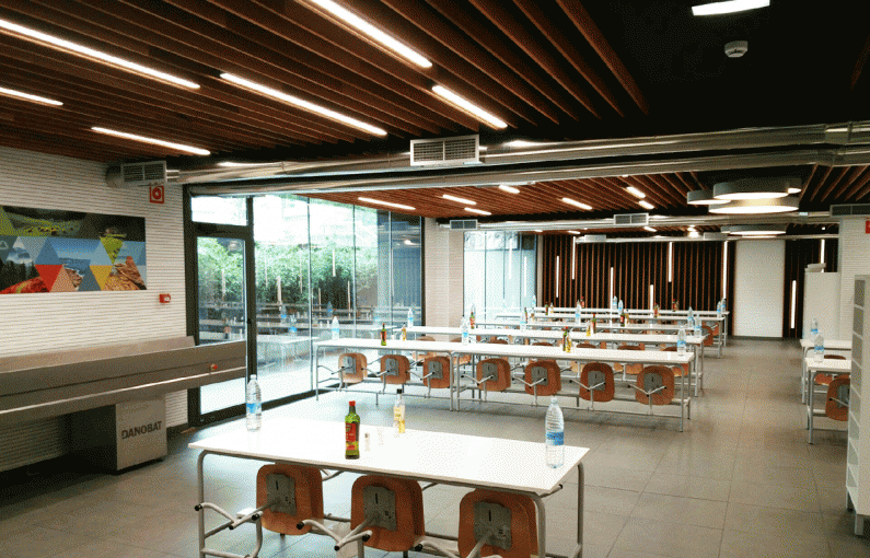 SPIGO GROUP Soluciones en madera - Proyecto: Comedor Danobat 1