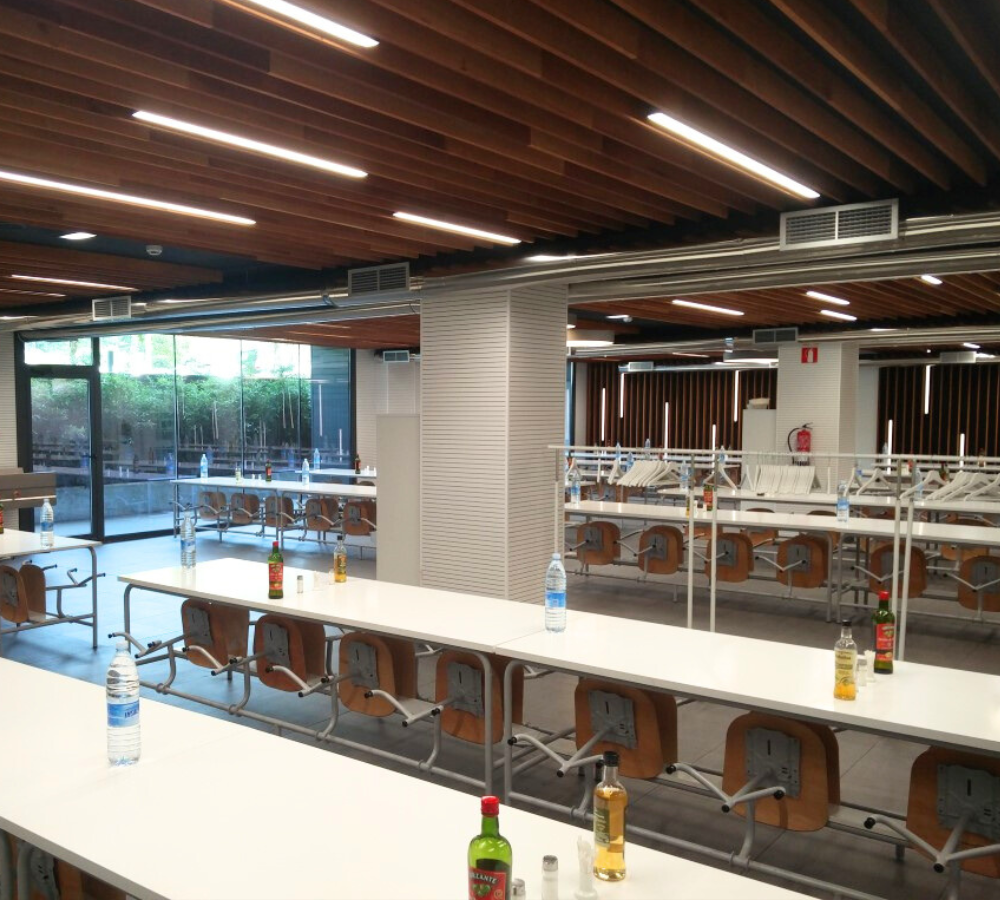 Acondicionamiento acústico de comedores escolares DEST