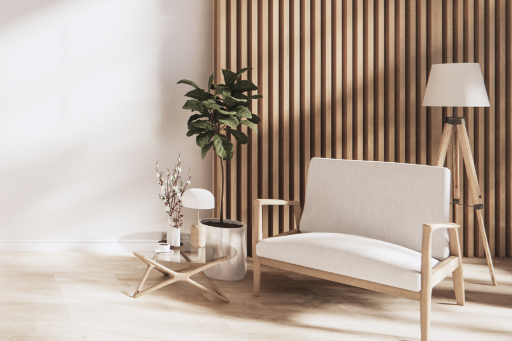 paneles decorativos de madera en la decoración nórdica o escandinava 1