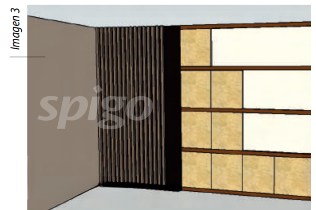 Montaje e instalación de revestimientos de pared de lamas de madera 3