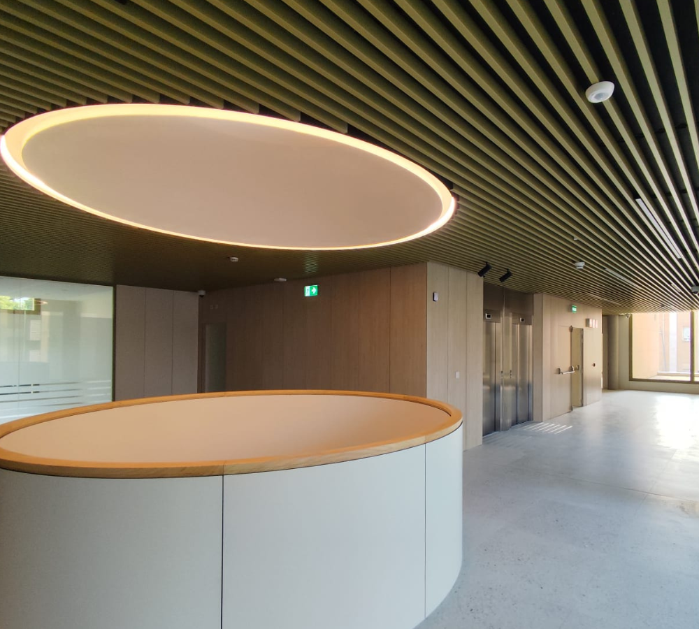 Puertas acústicas para centros de salud dest